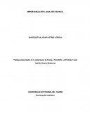 EL ANALASIS TECNICO ES UN COMPONENTE IMPORTANTE DENTRO DEL COMERCIO DISCIPLINADO