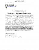 FUNDAMENTOS DE LA ADMINISTRACIÓN Y DIRECCIÓN DE EMPRESAS