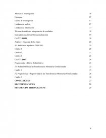 EVALUACIÓN DEL IMPACTO DE LOS PROGRAMAS DE TRANSFERENCIA MONETARIA CONDICIONADA EN LA REDUCCIÓN DE LA POBREZA EN HONDURAS (2009-2013). Página 4