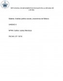 REFLEXION LOS MOVIMIENTOS SOCIALES EN LA DECADA DE LOS 60s