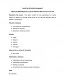 CASO DE RECURSOS HUMANOS