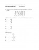 UNIDAD 2: TAREA 2 - ECUACIONES LINEALES E INTERPOLACIÓN