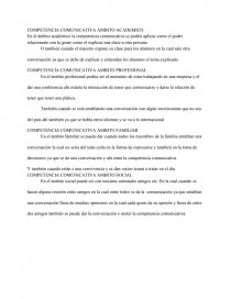 COMPETENCIA COMUNICATIVA AMBITO ACADEMICO. Página 1
