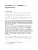 Esclavitud en la Encomienda y Repartimiento