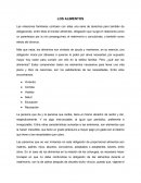 Los alimentos
