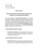 Acusacion fiscal. Violencia de la circunscripcion de Managua