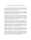 La imfluencia de la tecnologia en los jovenes