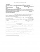 DECLARACION JURADA DE UNION LIBRE
