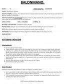 UNIDAD DIDÁCTICA: BALONMANO