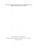 ANALISIS DE LOS PRINCIPALES INCIDENTES DE LOS TRABAJDORES DE LAS EMPRESAS TEXTILES DE CALI Y COLOMBIA