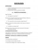 PROBLEMAS Y VENTAJAS DE LA PERSPECTIVA SOCIOLÓGICA