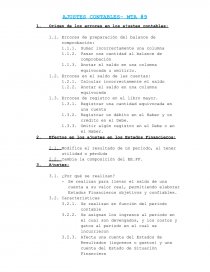 AJUSTES CONTABLES. Página 1