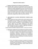 Explique la importancia de la historia de la administracion