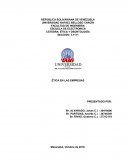 ÉTICA EN LAS EMPRESAS