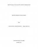 INVESTIGACION Y EVOLUCION DE LA RED DE COMUNICACION