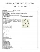 SESIÓN DE EQUILIBRIO INVERTIDO CON TRES APOYOS