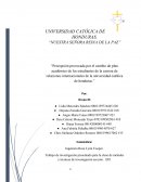 Percepción provocada por el cambio de plan académico de los estudiantes de la Carrera de Relaciones Internacionales de la Universidad Católica de Honduras