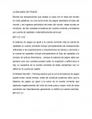 Economía Internacional. LA BALANZA DE PAGOS