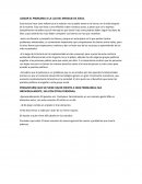 JUZGAR EL PROBLEMA A LA LUZ DEL MENSAJE DE JESUS