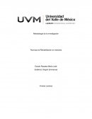 Metodologia de la investigación Técnicas de Rehabilitación en menores