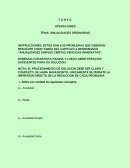 Anualidades, materia operaciones