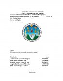 El estado prístimo al estado democrático actual