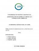 BIENES PATRIMONIALES DE LA PROVINCIA DE AZUAY