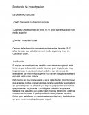 Protocolo de investigación La deserción escolar
