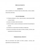 PERFIL DEL PROYECTO DIAGNÓSTICO