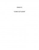 Como Estudiar. Una técnica para estudiar