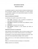 INDICADORES DE GESTIÓN Estándares de Gestión