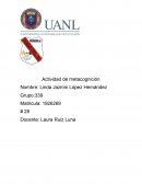 Actividad de metacognicion . Reflexion sobre le caso de Diana