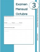 Examen mensual 3º