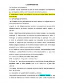 LOS IMPUESTOS Los impuestos son obligatorios