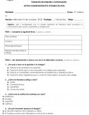 Evaluación de Lenguaje y Comunicación. Lectura complementaria N°6: El dragón de Jano