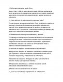 Actividad de aplicacion 3,4 y 5. Defina administración según Orem