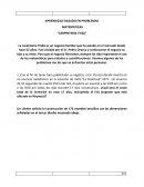 APRENDIZAJE BASADO EN PROBLEMAS MATEMATICAS “CARPINTERIA TISSA”