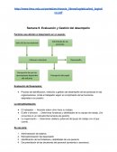 Semana 9: Evaluación y Gestión del desempeño