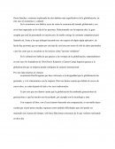 Breve resumen, sobre la lectura de "La inevitable globalización "de Óscar Sánchez,comparada con la empresa Uber