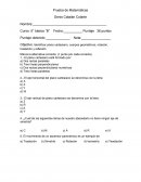 Prueba de Matemáticas rotacion, plano y cuerpos geometricos