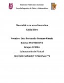 CAIDA LIBRE. Mínimos cuadrados para la cinemática en una dimensión