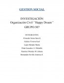GESTION SOCIAL Organización Civil ‘’Happy Dream’’