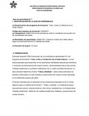 IDENTIFICACIÓN DE LA GUÍA DE APRENDIZAJE