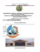 INFORME DE PRACTICA PRE – PROFESIONAL