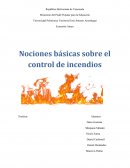 Nociones básicas sobre el control de incendios