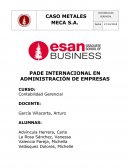 CASO METALES MECA S.A. CONTABILIDAD GERENCIAL
