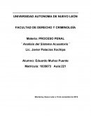 Analisis Personal del Sistema Acusatorio
