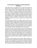 LA EDUCACIÓN A TRAVÉS DE LA DESCOLONIZACIÓN HISTÓRICA.