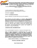 Aclaratoria entallamiento a huelga