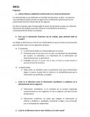 ¿Cómo influye la calidad de la información en la toma de decisiones?